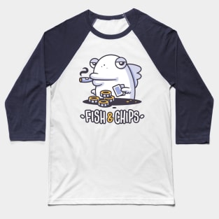 Fish and chips Baseball T-Shirt